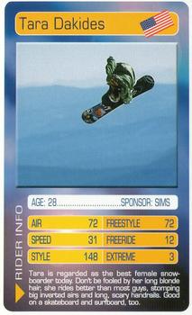 2003 Top Trumps Limited Edition Snowboarders #NNO Tara Dakides Front